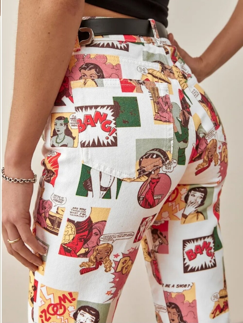 Reformation Comic High Rise Straight Jean - Picture 16 of 16